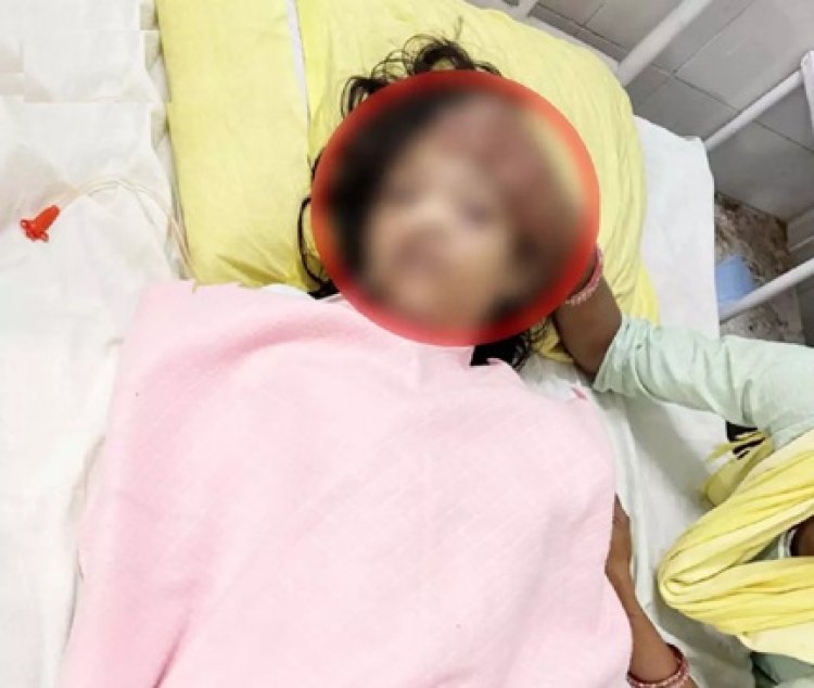 अतिक्रमण विरोध के बीच बच्ची ने पिया फिनाइल