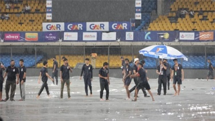 बारिश बनी बाधा, रीवा-चंबल मैच रद्द