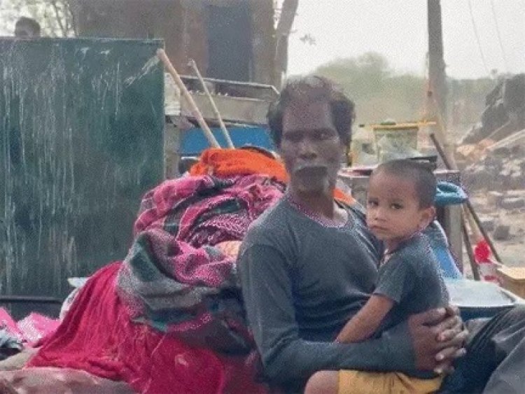 नकटी में बेघर हुए परिवार, सांसद पर भी लगाया झूठ का आरोप