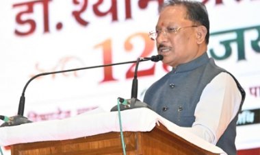 मुख्यमंत्री साय ने डॉ. श्यामा प्रसाद मुखर्जी को किया नमन
