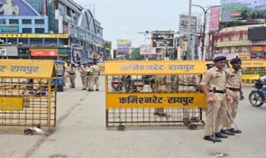 रायपुर में पुलिस की मेगा चेकिंग, संदिग्ध वाहन निशाने पर