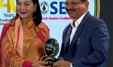 ग्रीन पहल का मिला इनाम, SECL सम्मानित