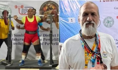 "उम्र को दी मात: 430 किलो भार उठाकर सुरेंद्र सिंह ने जीते चार गोल्ड मेडल"