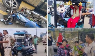रायपुर में तेज रफ्तार का तांडव, 6 लोग चपेट में