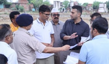सुशासन की सरकार में रायगढ़ के विकास को मिली नई रफ्तार, वित्त मंत्री ओपी चौधरी ने निर्माण कार्यों का किया निरीक्षण