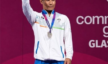 वित्त मंत्री ओपी चौधरी ने राष्ट्रमंडल खेल 2026 में रजत पदक विजेता रिशिकांता सिंह चानंबम को दी बधाई