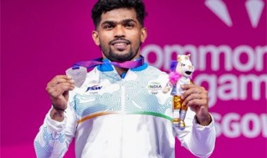 वित्त मंत्री ओपी चौधरी ने राष्ट्रमंडल खेल 2026 में रजत पदक विजेता राजा मुथुपांडी को दी बधाई