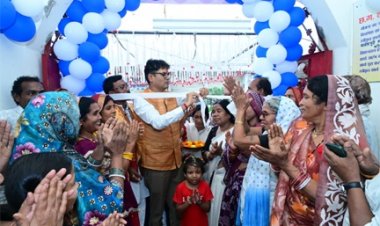 वित्त मंत्री ओपी चौधरी ने किया 'कबीर कुटीर' सामुदायिक भवन का लोकार्पण