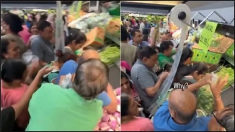 अमेरिकी सुपरमार्केट में परवल पर टूटी भीड़
