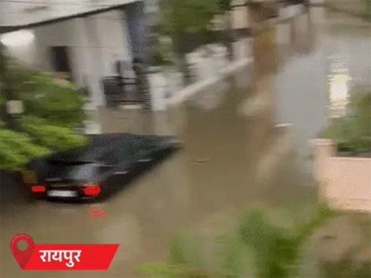 छत्तीसगढ़ में बारिश आफत बनी, शहर पानी-पानी