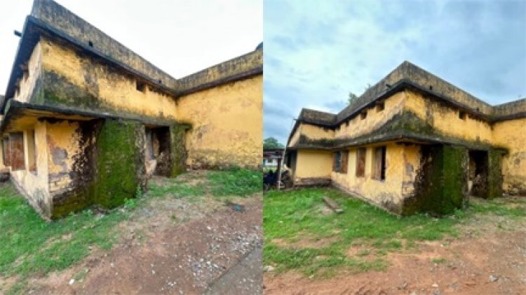 300 छात्राओं की पढ़ाई पर जर्जर भवन का खतरा
