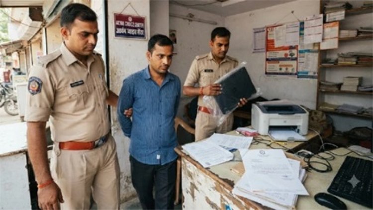 फर्जी लेटरहेड से आधार और प्रमाण-पत्र बनाने वाला गिरफ्तार