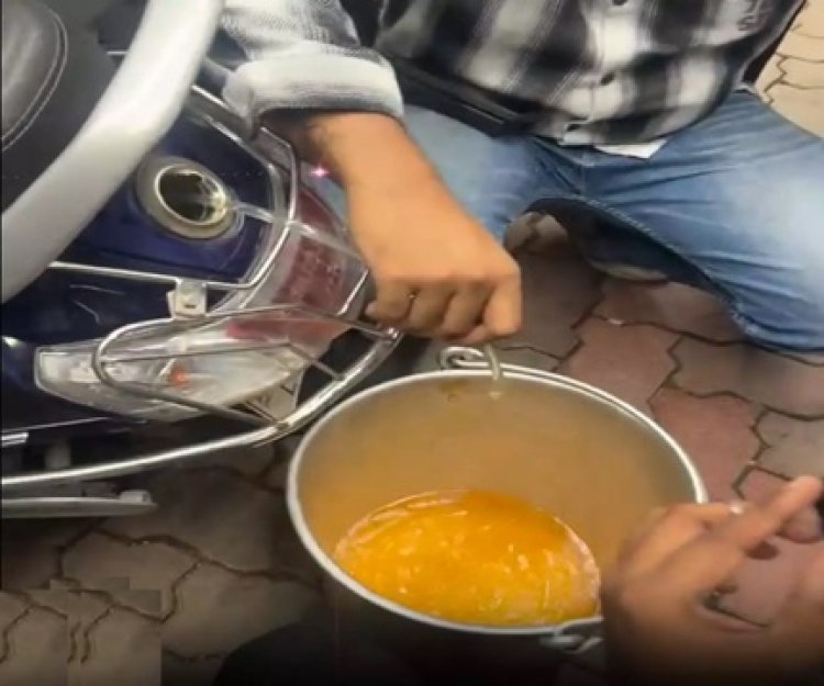 मरीन ड्राइव पेट्रोल पंप पर ग्राहकों का फूटा गुस्सा
