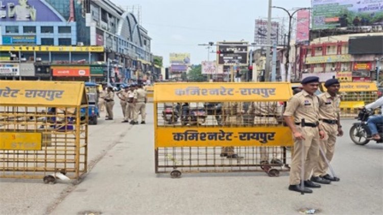 रायपुर में पुलिस की मेगा चेकिंग, संदिग्ध वाहन निशाने पर