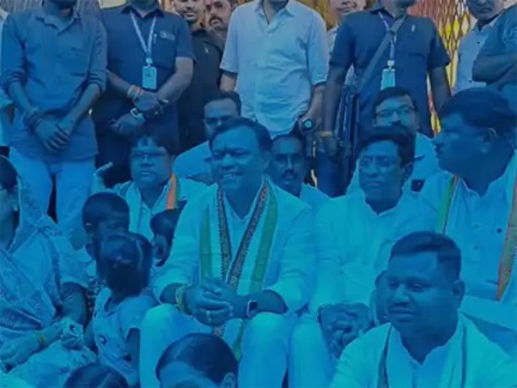 नकटी दौरे पर दीपक बैज, पदयात्रा की रणनीति पर चर्चा