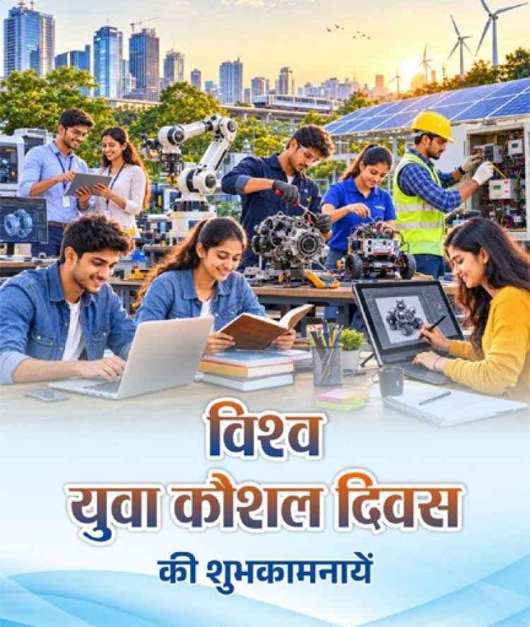 विश्व युवा कौशल दिवस पर वित्त मंत्री ओपी चौधरी ने युवाओं को दी शुभकामनाएं