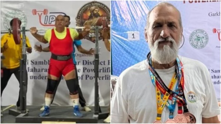 "उम्र को दी मात: 430 किलो भार उठाकर सुरेंद्र सिंह ने जीते चार गोल्ड मेडल"