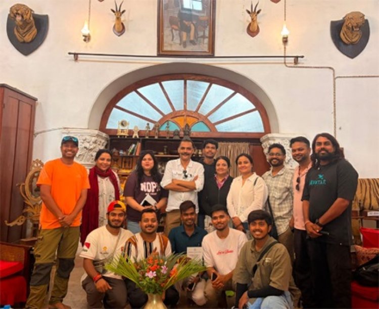 कांकेर पैलेस में हेरिटेज टूरिज्म को मिली नई दिशा, युवराज जयप्रताप से छत्तीसगढ़ टूरिज्म बोर्ड की टीम और इंफ्लुएंसर्स की सार्थक चर्चा
