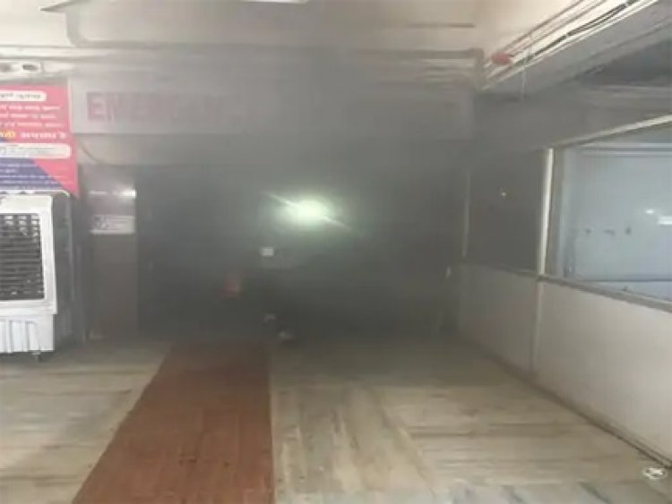 रायपुर के मेकाहारा में आग का अलार्म