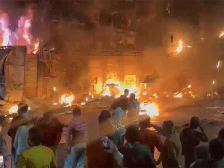 रायपुर में ऑक्टोपस बार समेत 4 दुकानों में भीषण अग्निकांड
