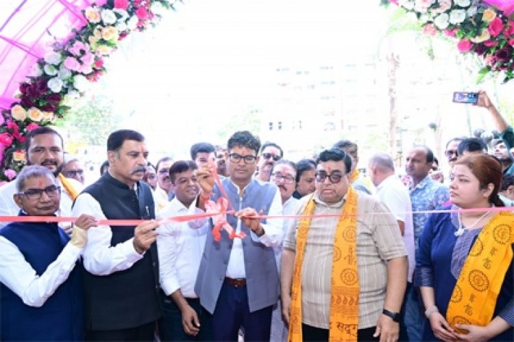 वित्त मंत्री ओपी चौधरी ने किया जीके इलेक्ट्रिक शोरूम का शुभारंभ