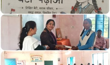 बेटी बचाओ-बेटी पढ़ाओ’ जागरूकता अभियान के तहत छात्र-छात्राओं को महिला सुरक्षा कानूनों, योजनाओं और हेल्पलाइन सेवाओं की दी गई जानकारी