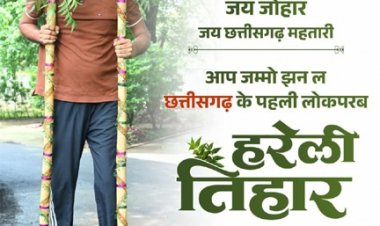 हरेली तिहार पर वित्त मंत्री ओपी चौधरी ने प्रदेशवासियों को दी बधाई