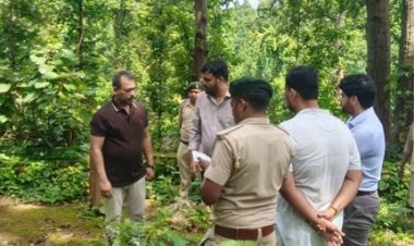 प्रधान मुख्य वन संरक्षक एवं वन बल प्रमुख ने जशपुर के भैरव पहाड़ और पर्यावरण वाटिका का किया निरीक्षण
