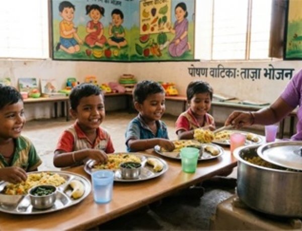 पोषण वाटिका से बदलेगी आंगनबाड़ियों की तस्वीर