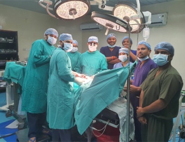 ​मेडिकल कॉलेज के हार्ट-चेस्ट और वैस्कुलर सर्जरी विभाग का एक और कीर्तिमान