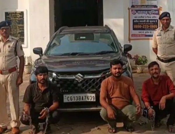 रायगढ़ से चोरी, रायपुर में सौदा; पुलिस ने सुलझाया ट्रेलर डाला कांड