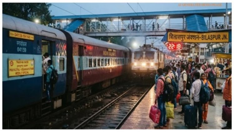 त्योहारी भीड़ के बीच रेलवे की सौगात, पेंड्रारोड से रायगढ़ तक चलेगी स्पेशल ट्रेन