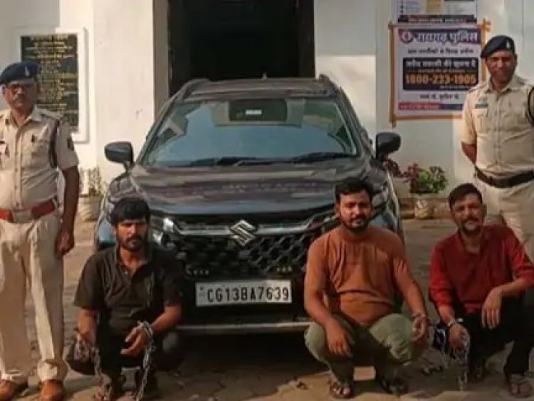 रायगढ़ से चोरी, रायपुर में सौदा; पुलिस ने सुलझाया ट्रेलर डाला कांड