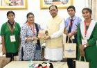 राष्ट्रपति से भेंट कर लौटे प्रतिभावान विद्यार्थियों ने मुख्यमंत्री विष्णु देव साय से की सौजन्य मुलाकात