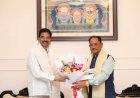 मुख्यमंत्री विष्णु देव साय ने ओडिशा के राज्यपाल डॉ. हरि बाबू कंभमपति से की शिष्टाचार भेंट