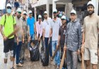 जियो कर्मचारियों ने रेलवे स्टेशन और बाजार में की सफाई