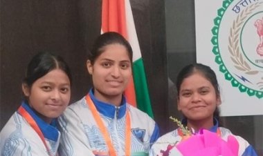 रायगढ़ की बेटियों ने अंतरराष्ट्रीय खेल मंच पर बढ़ाया देश का मान : वित्त मंत्री ओ.पी. चौधरी
