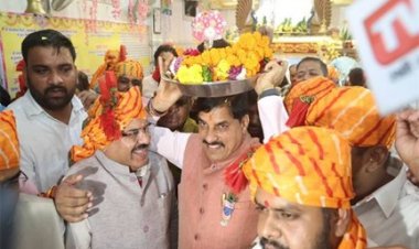 मुख्यमंत्री डॉ. यादव ने बरखेड़ी के श्री राधा-कृष्ण मंदिर में की पूजा-अर्चना