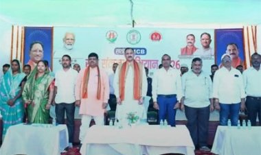 खड़गवां से ‘सक्षम एमसीबी सेवा संकल्प अभियान 2026’ का हुआ आगाज : स्वास्थ्य मंत्री ने किया वृहद स्वास्थ्य शिविर का शुभारंभ