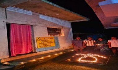 ’सेवा संकल्प अभियान: नारायणपुर में पीएम आवासों पर जले दीप’