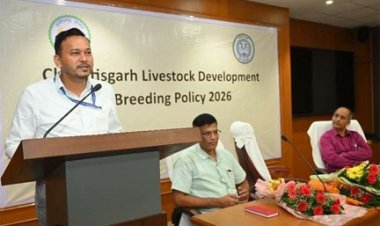 छत्तीसगढ़ पशुधन विकास एवं प्रजनन नीति 2026 के निर्धारण के लिए हितधारक कार्यशाला आयोजित