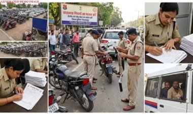 नंबर प्लेट से छेड़छाड़ पड़ी भारी, 724 वाहन कार्रवाई की जद में