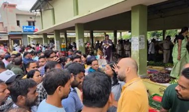 भाटागांव बाजार में अतिक्रमण पर कार्रवाई