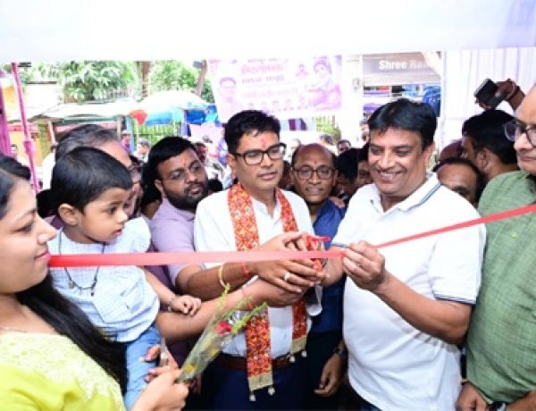 रायगढ़ में श्रीकृष्ण जन्माष्टमी मेले के अवसर पर विशाल भंडारे का आयोजन