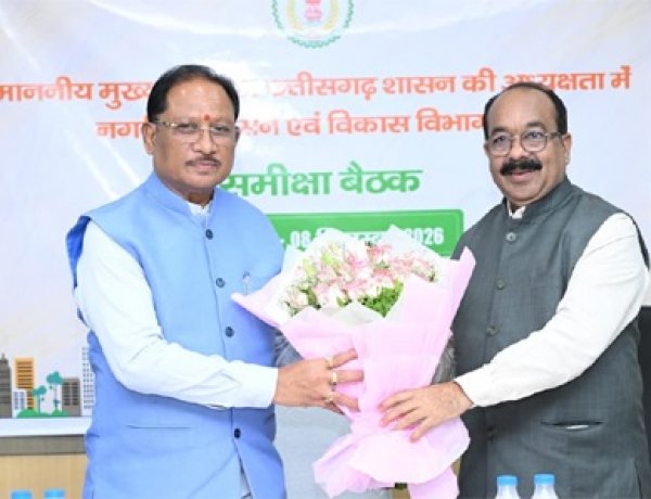 शहरों में नागरिक सुविधाओं और विकास कार्यों में लाएं तेजी : मुख्यमंत्री विष्णु देव साय