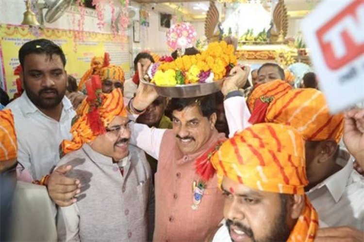 मुख्यमंत्री डॉ. यादव ने बरखेड़ी के श्री राधा-कृष्ण मंदिर में की पूजा-अर्चना