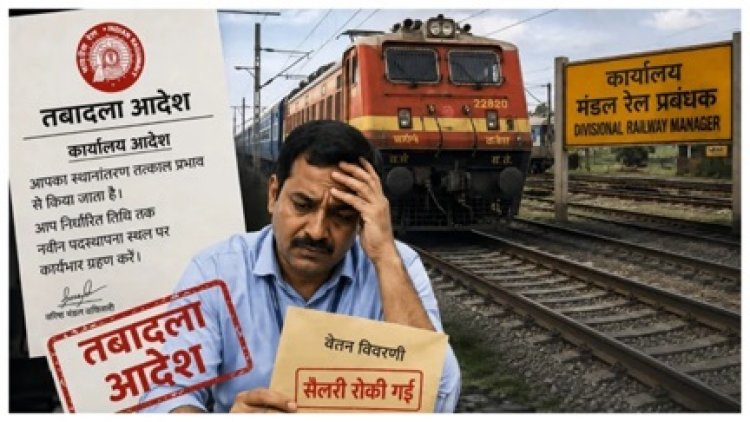 ट्रांसफर के बाद भी नहीं छोड़ा पुराना कार्यस्थल, 15 रेलकर्मियों पर कार्रवाई