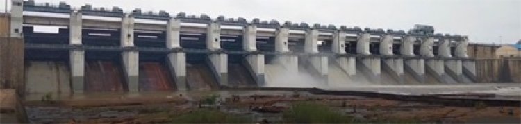 धमतरी में भारी बारिश से उफान पर नदियां