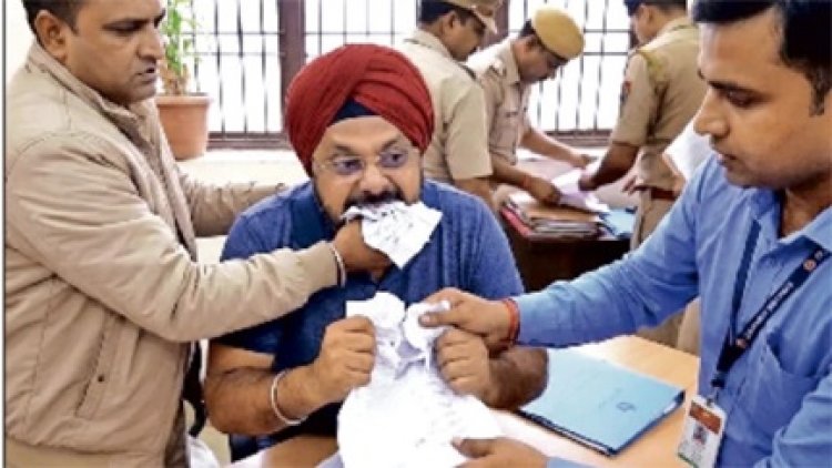 DMF घोटाला: ED के सामने डायरी के पन्ने चबाए