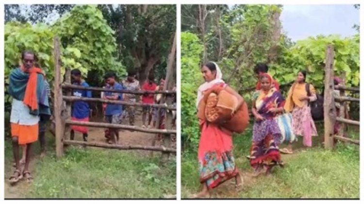 जशपुर में मौत का साया, घर छोड़ने को मजबूर 10 लोग